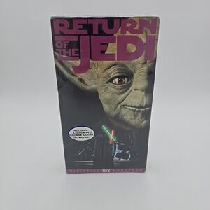 STAR WARS RETURN OF THE JEDI VHS DIGITALLY MASTERED 1995 VHS SEALED W/ WATERMARK